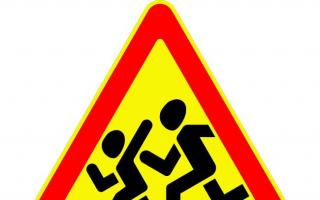 Важный дорожный знак «Осторожно, дети!
